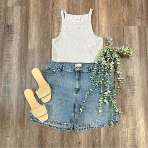 Vintage Hi-rise Baggy Denim Short